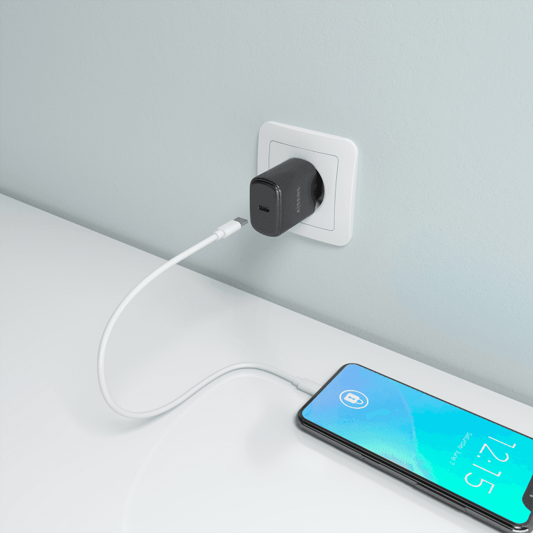 Cargador Aisens Gan 30W 1xUsb-C Pd3.0 Negro 2 miniatura 6
