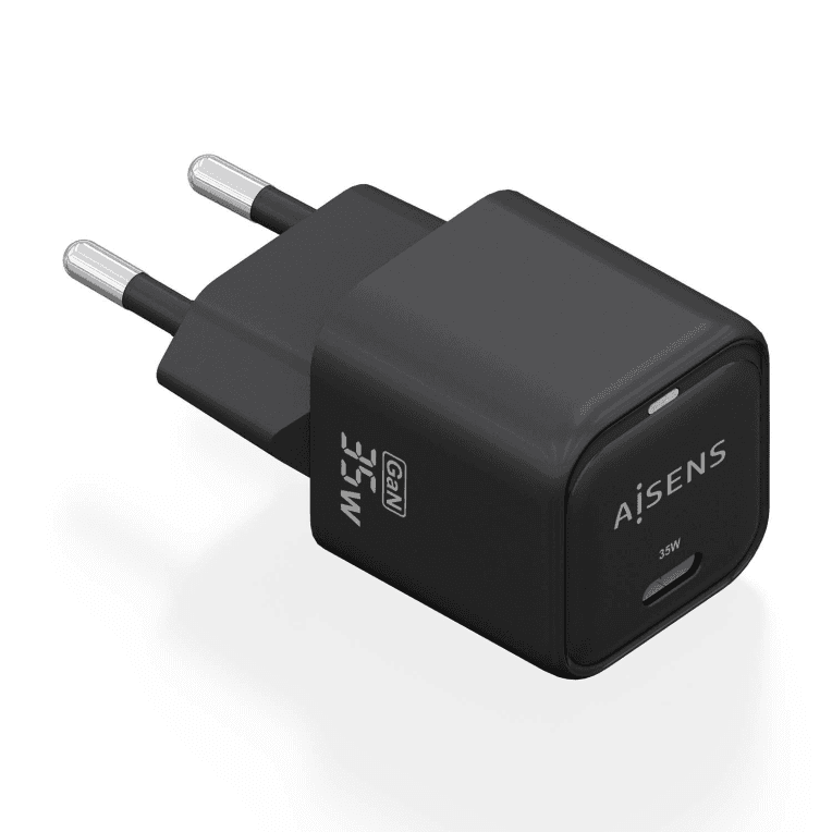 Cargador Aisens GAN 35W 1xUSB-C PD3.0 QC4.0 Negro — imagen 1
