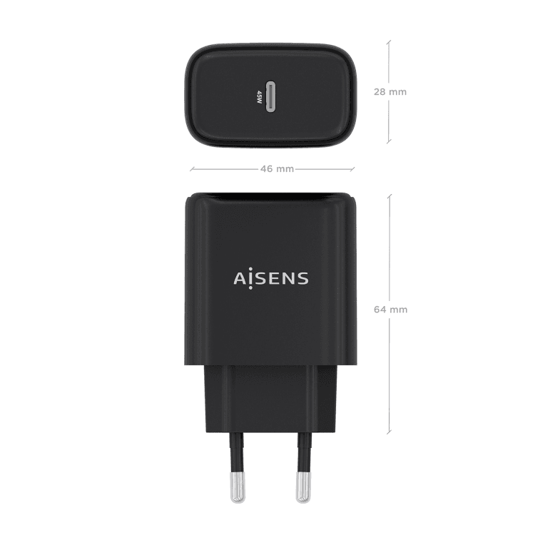 Cargador Aisens Gan 45W 1xUsb-C Pd3.0 Negro miniatura 5