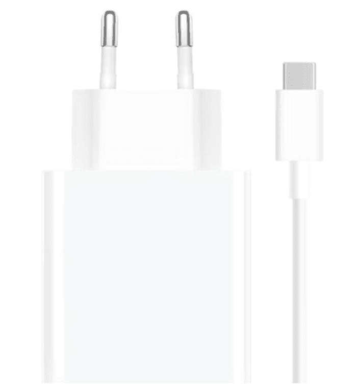 Cargador de Pared Xiaomi Tipo-A 33W + Cable Blanco — imagen 1