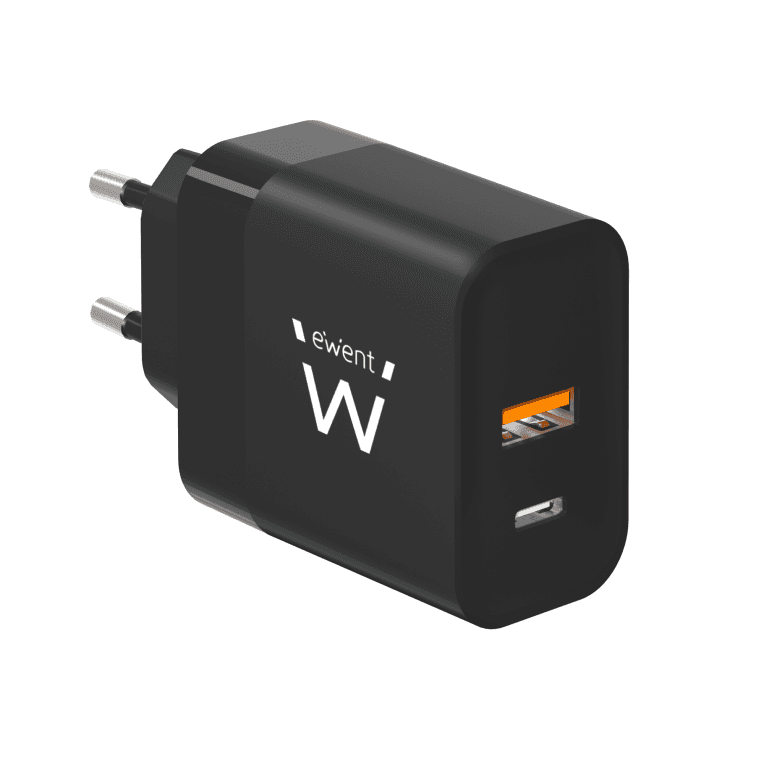 Cargador Ewent Rápido USB-C/A 45W — imagen 1