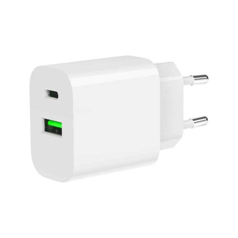 Cargador Gembird USB 2 Puertos 20W Blanco — imagen 1