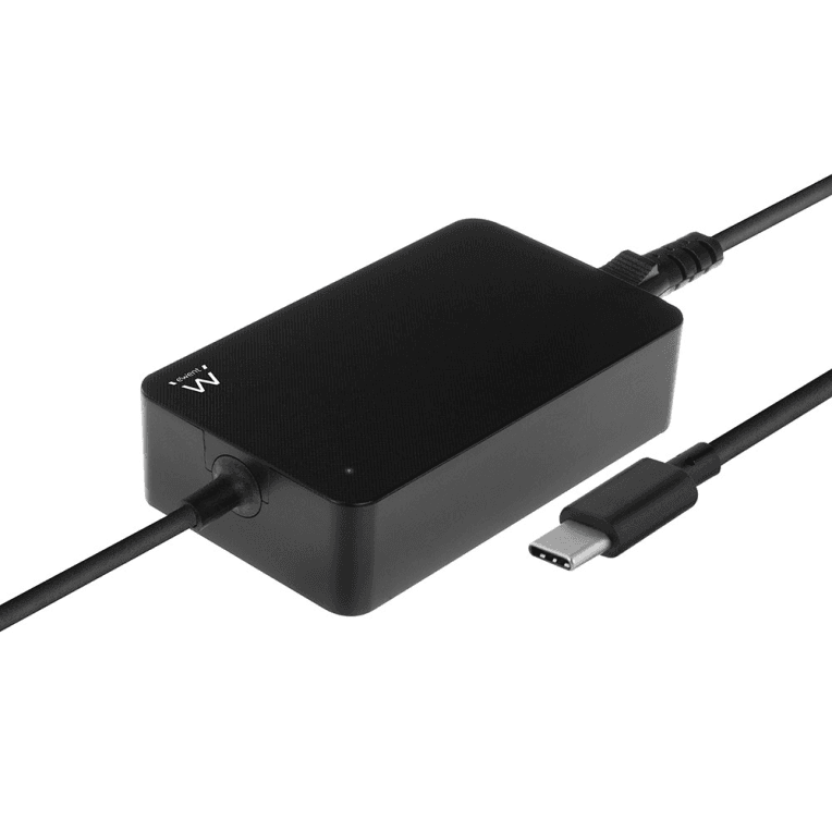 Cargador para portátil Ewent USB-C 65W Negro