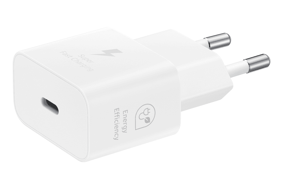 Cargador Samsung USB-C 25W GaN Blanco Sin Cable miniatura 5