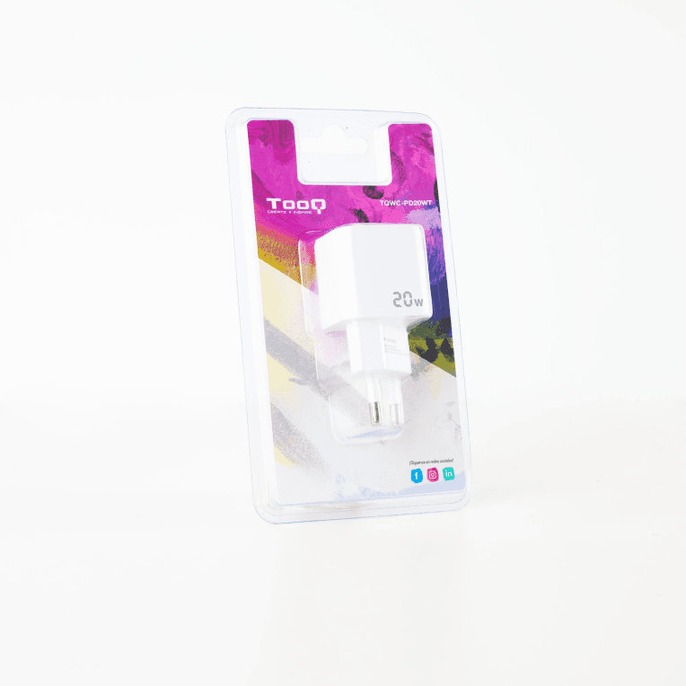 Cargador Tooq USB-C PD 20W miniatura 7