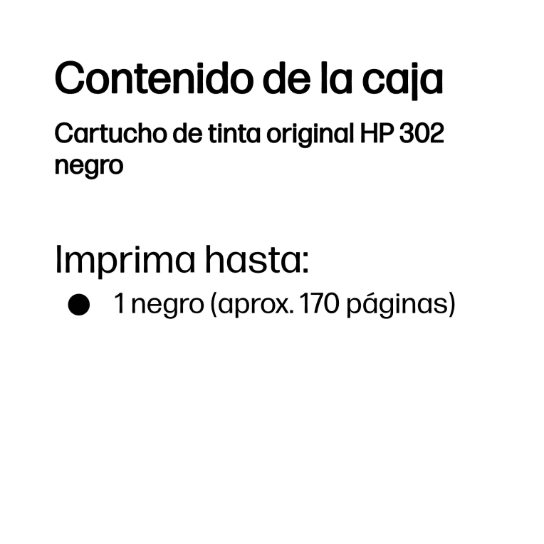 Cartucho de Tinta Silla Hp 302 Negro miniatura 4