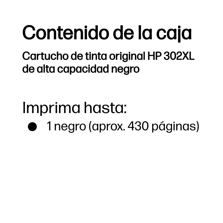Cartucho de Tinta Silla Hp 302Xl Negro miniatura 4