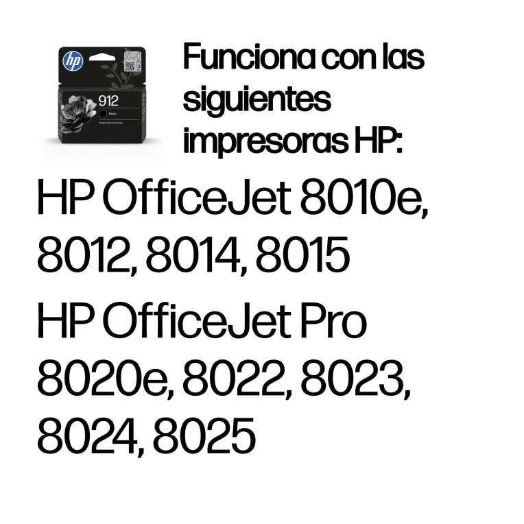 Cartucho de Tinta Silla Hp 912 Negro miniatura 3