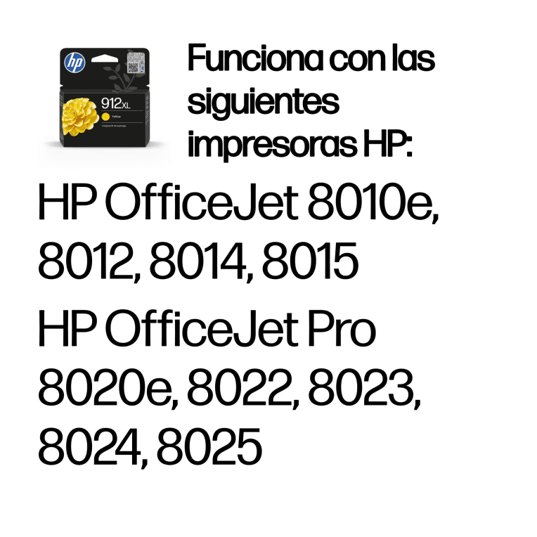 Cartucho de Tinta Silla HP 912 XL Amarillo miniatura 3