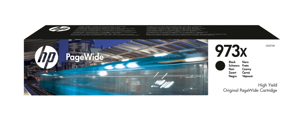 Cartucho de Tinta Silla Hp 973X Negro Pagewide — imagen 1