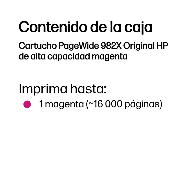 Cartucho de Tinta Silla Hp 982X Magenta miniatura 4