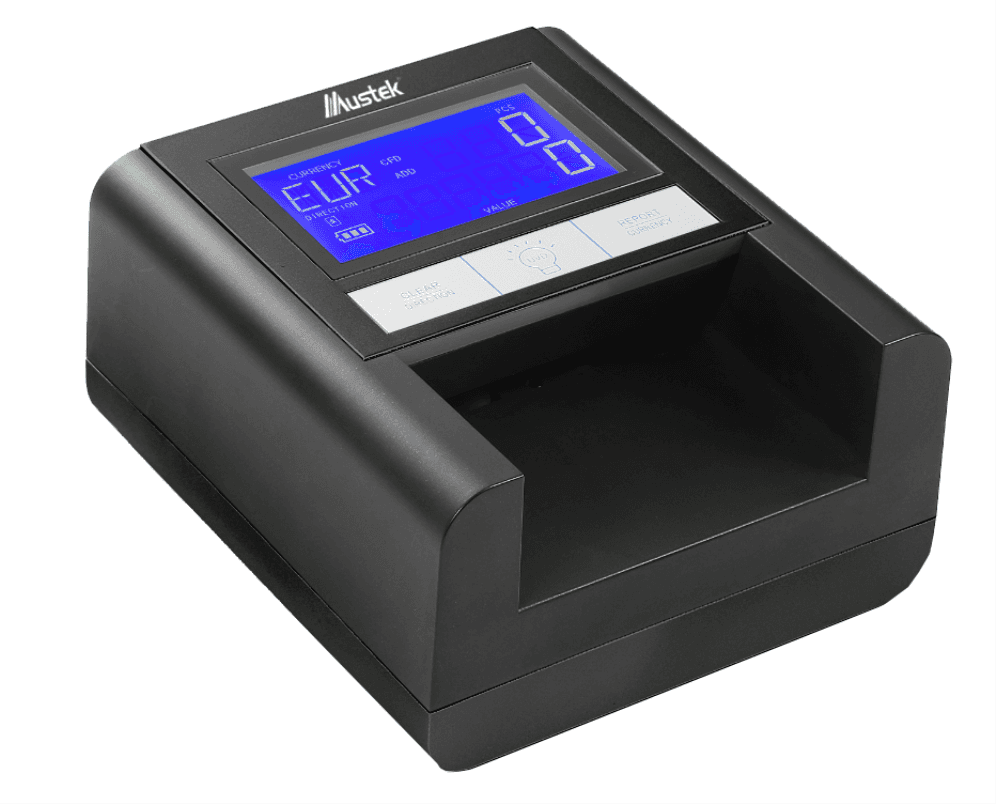 Detector de Billetes Falsos MUSTEK D9 Motorizado — imagen 1