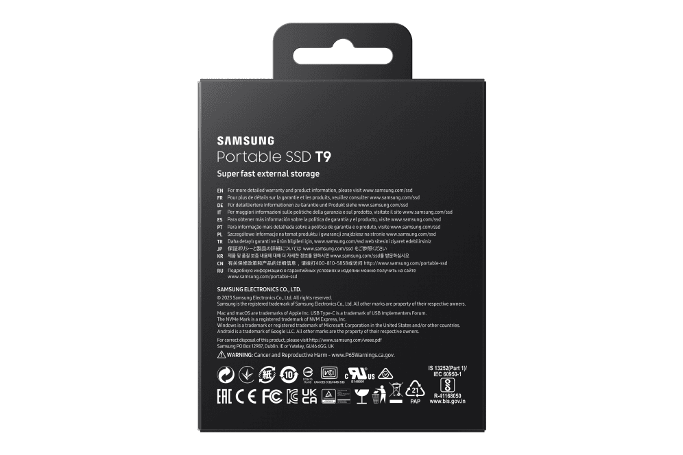 Disco Duro Externo SSD Samsung 1TB T9 Cifrado miniatura 14