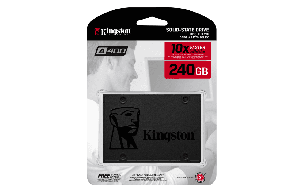 Disco Duro SSD Kingston A400 240GB Sata 3 miniatura 4