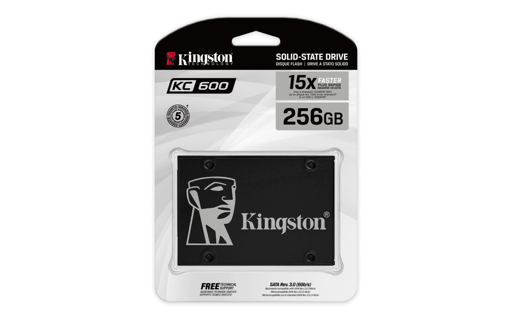 Disco Duro SSD Kingston KC600 256GB Sata 3 miniatura 5