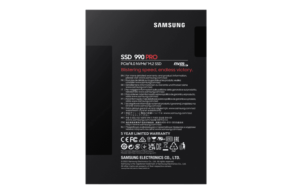 Disco Duro SSD Samsung 990 PRO 4TB NVME miniatura 7