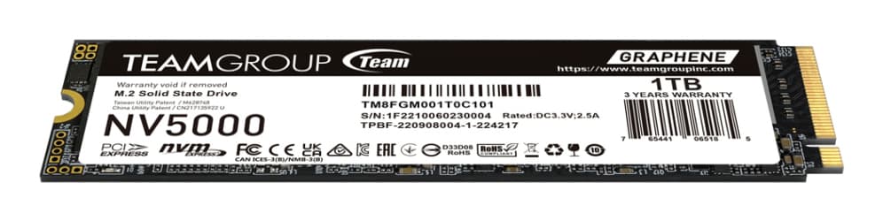 Disco Duro SSD Teamgroup NV 5000 1 TB NVME Gen4 miniatura 2