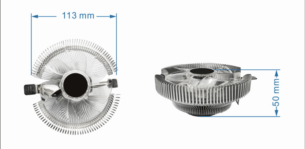 Disipador Gembird HURACAN X40 9cm miniatura 6
