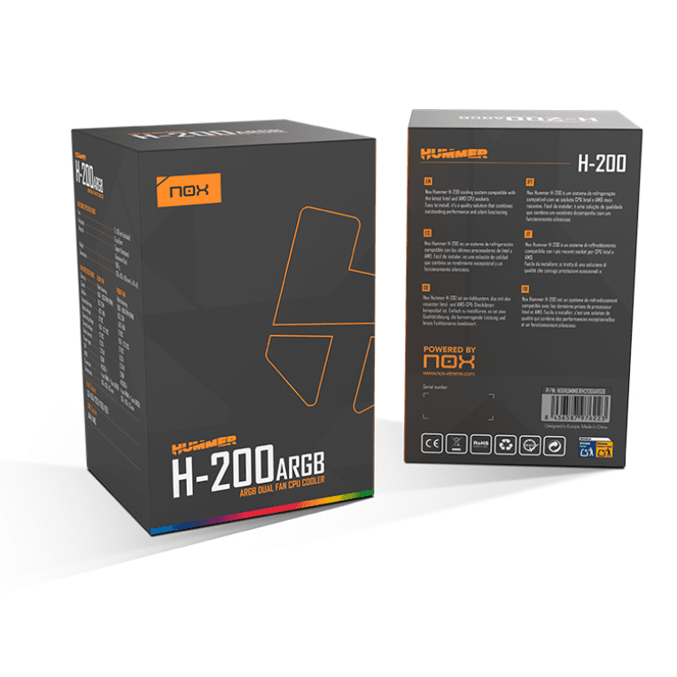 Disipador NOX Hummer H-200 ARGB miniatura 10