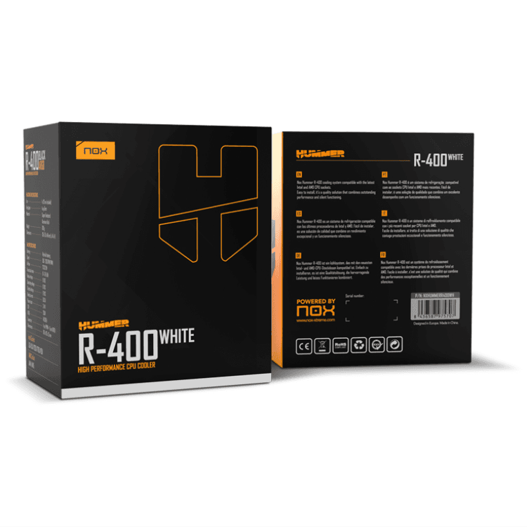 Disipador NOX Hummer R-400 Blanco miniatura 8