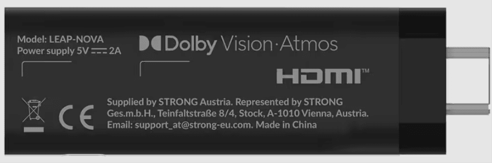 Dongle HDMI SmartTv Android STRONG Wifi6 miniatura 5