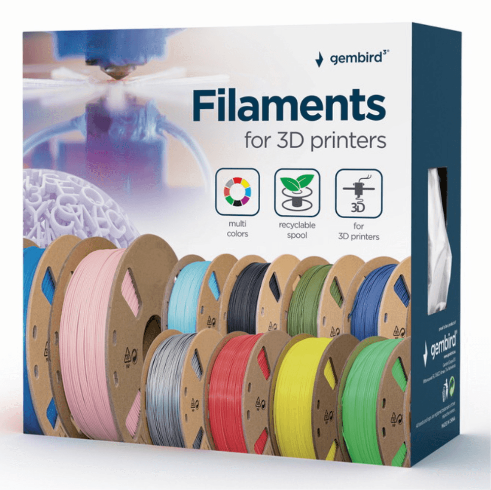 Filamento Gembird Pla Rojo 1.75mm 200g — imagen 1