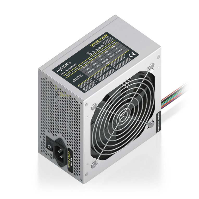 Fuente Aisens ATX 500W Plata — imagen 1