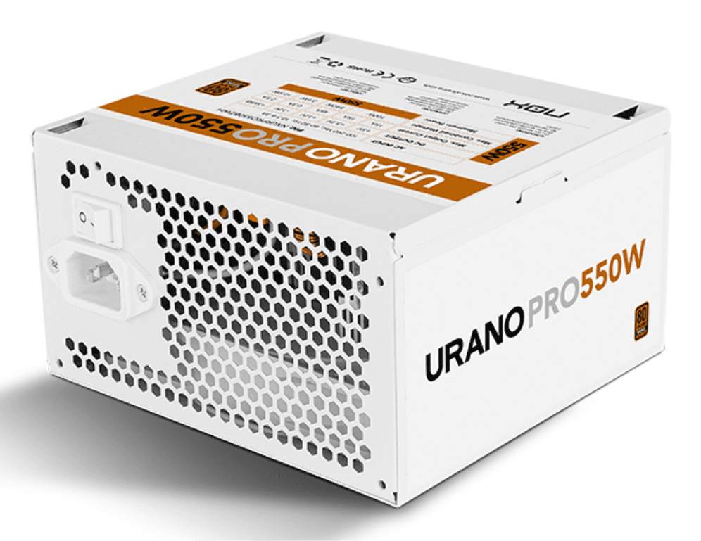 Fuente Nox Urano Pro 550W 80+ Bronze Blanca miniatura 2