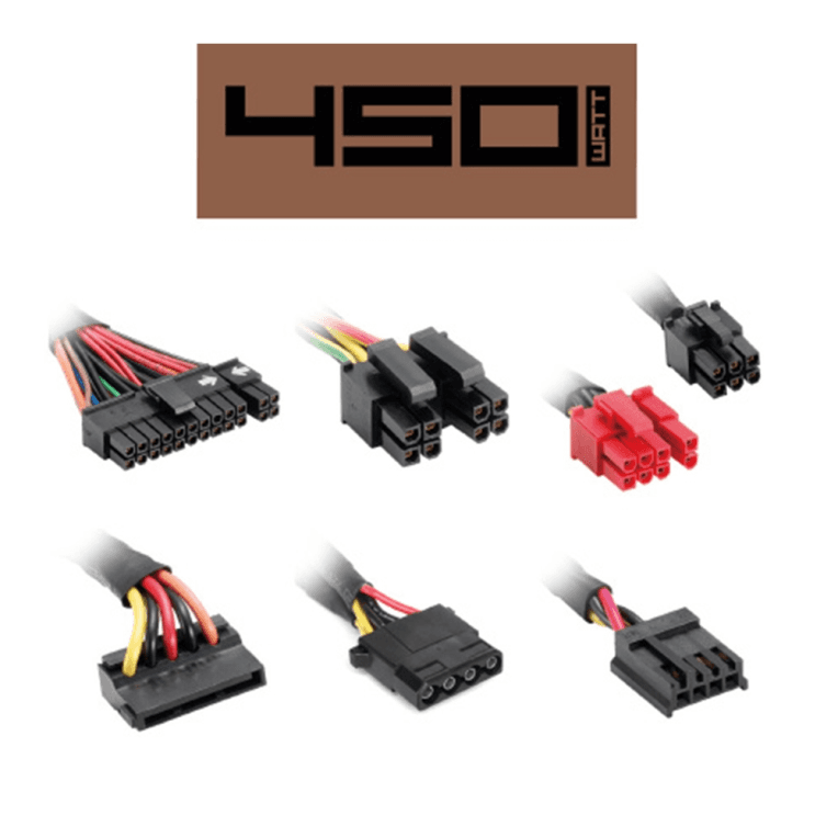 Fuente Sharkoon SilentStorm 450W 80+ Bronze miniatura 5