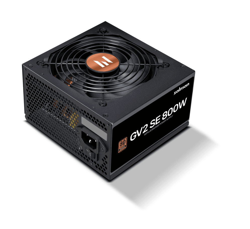 Fuente Zalman 800W 80+ Bronze Negra — imagen 1