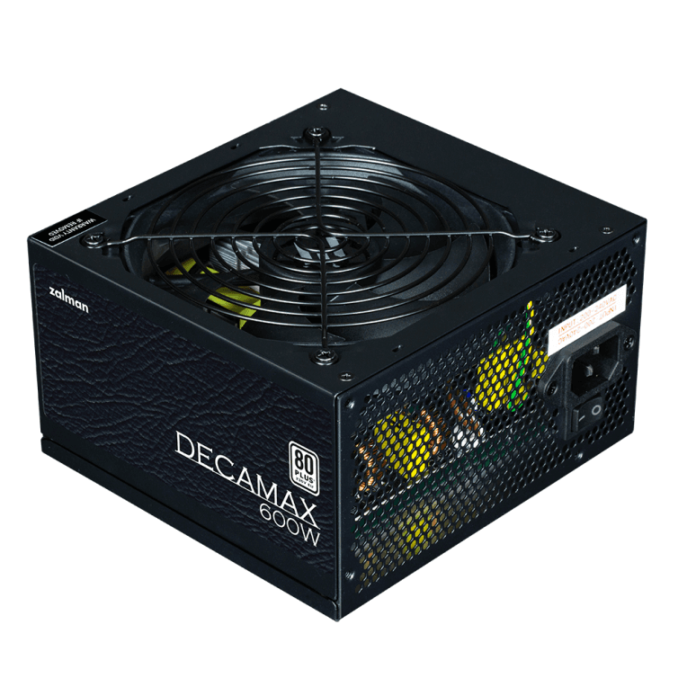 Fuente Zalman Decamax 600W 80+ Negra miniatura 2