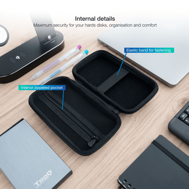 Funda de Disco Duro Tooq 2.5" TQBC-E2503B miniatura 4