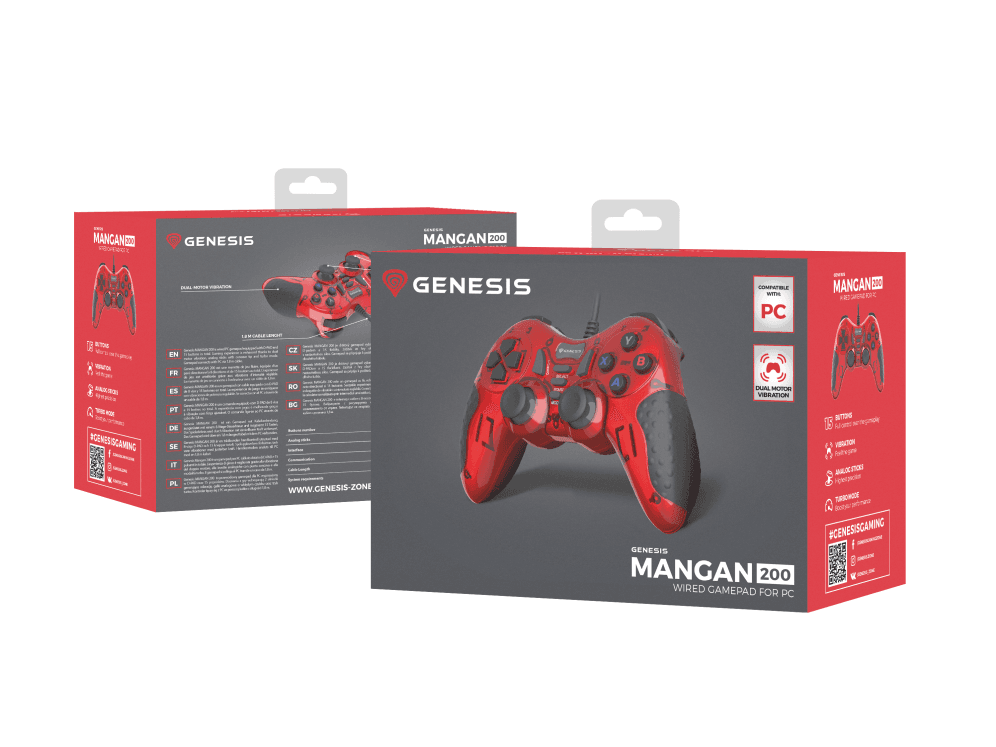 GamePad Genesis Mangan 200 Gamepad Pc miniatura 7