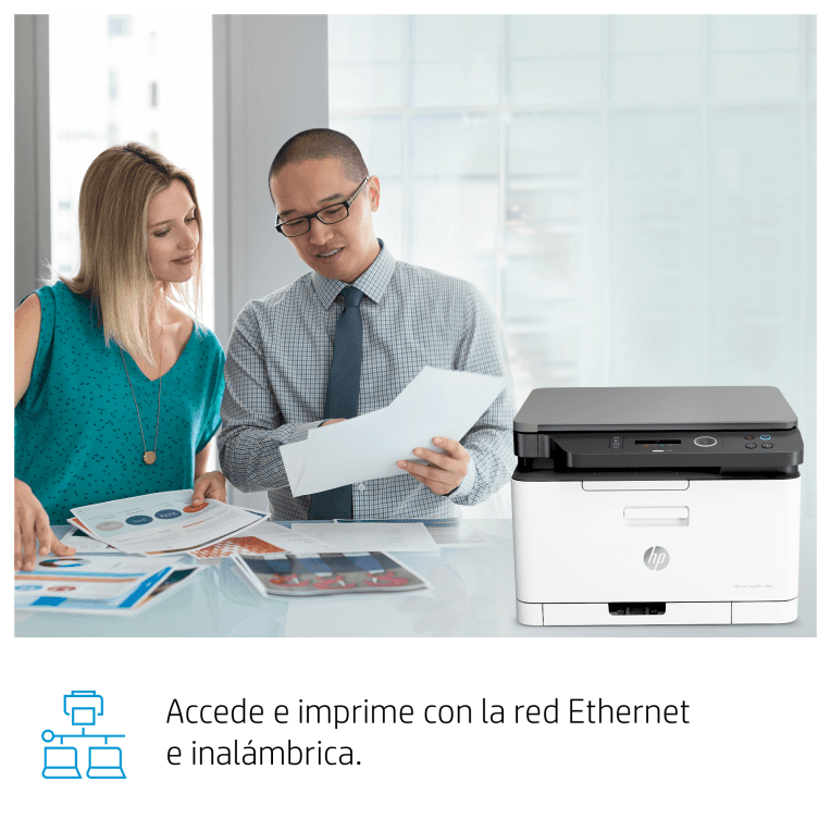 Impresora Laser HP Color Laser MFP 178nw Color miniatura 8