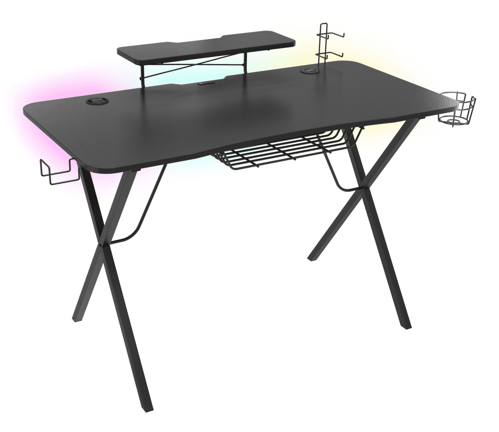 Mesa Gaming Genesis Holm 300 RGB Negro Carbono miniatura 4