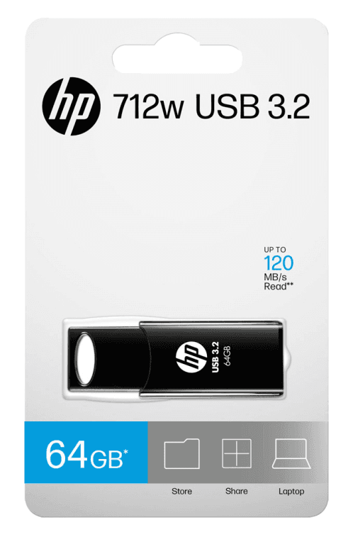 Pendrive USB 3.2 Hp 64GB 712W Negro miniatura 6