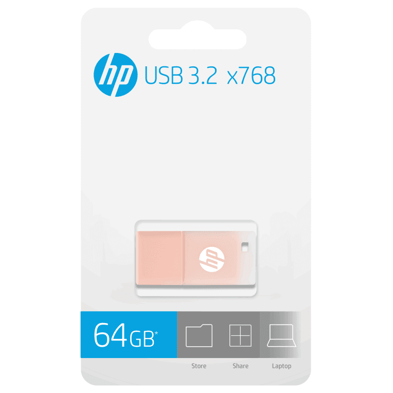 Pendrive USB 3.2 Hp 64GB X768 Rosa miniatura 7