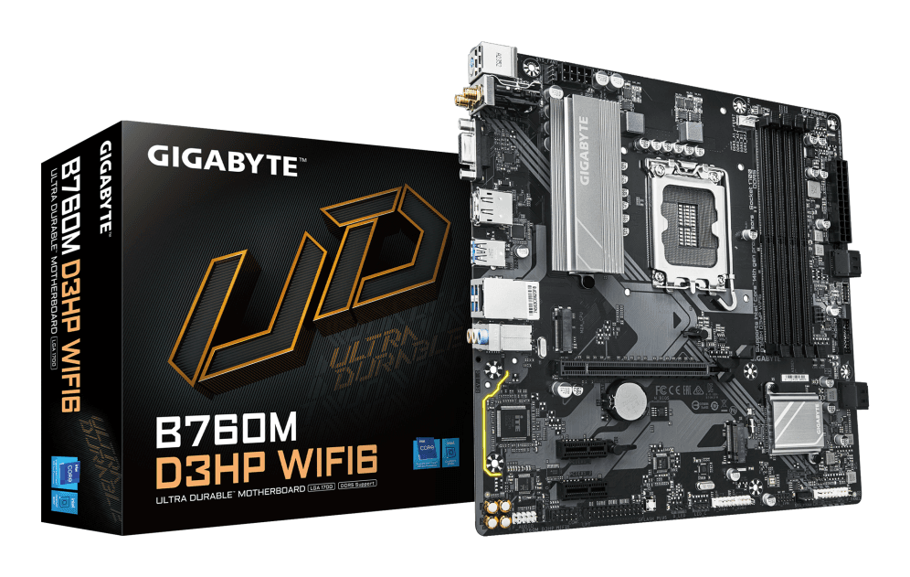 Placa Base Gigabyte B760M D3HP WiFi6 X AXDDR5 miniatura 2