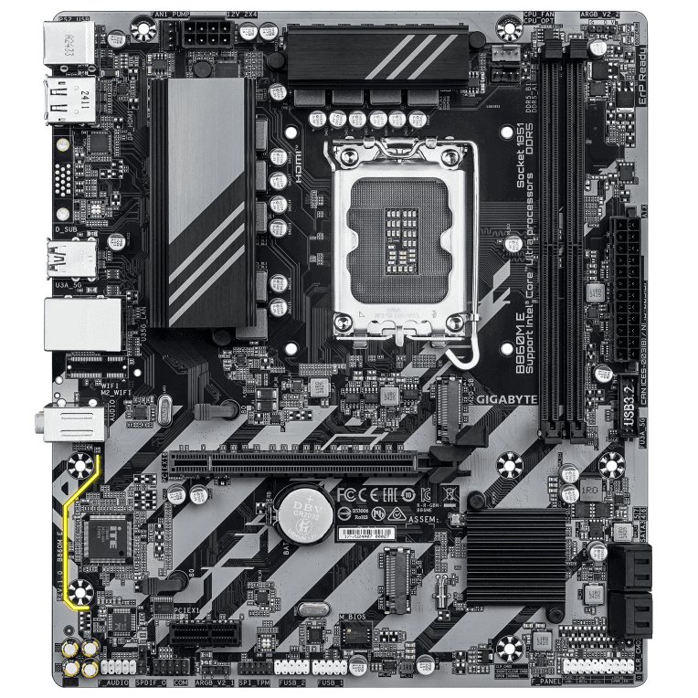 PLACA BASE GIGABYTE B860M E miniatura 3