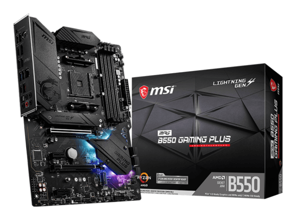 Placa Base MSI B550 Gaming Plus AM4 ATX 4xDDR4 miniatura 2