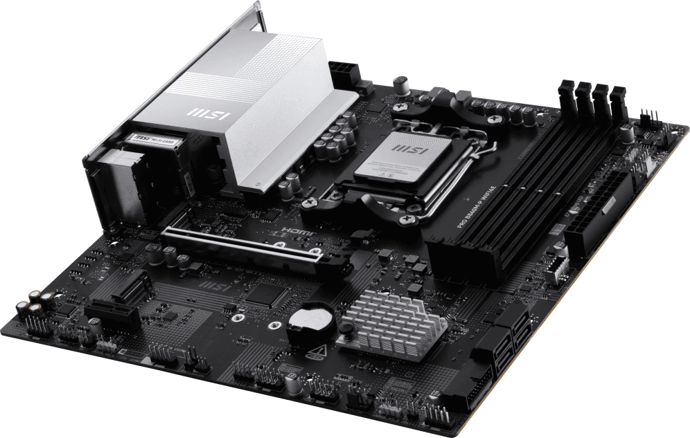 Placa Base MSI B840M-P WiFi6E AM5 Micro-ATX 4xDDR5 miniatura 3