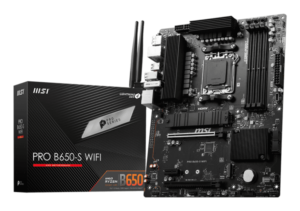 Placa Base MSI PRO B650-S WIFI AM5 ATX 4xDDR5 — imagen 1