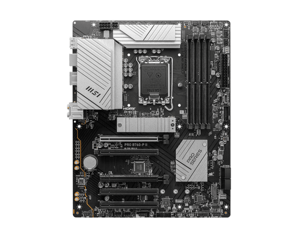 Placa Base MSI PRO B760-P II LGA1700 ATX 4xDDR5 miniatura 2