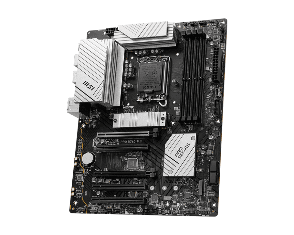 Placa Base MSI PRO B760-P II LGA1700 ATX 4xDDR5 miniatura 4