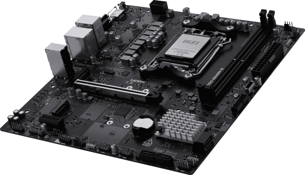 Placa Base MSI PRO B840M-B AM5 Micro-ATX 4xDDR5 miniatura 4