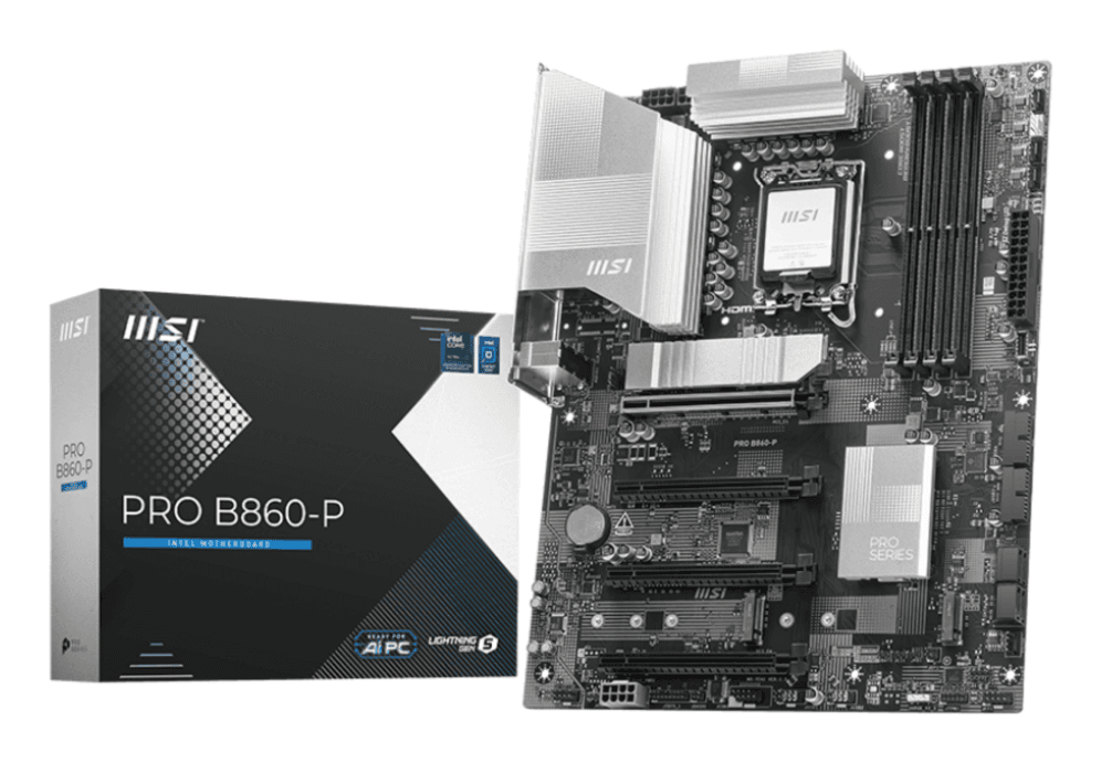 Placa Base MSI PRO B860-P LGA1851 ATX 4xDDR5 miniatura 2