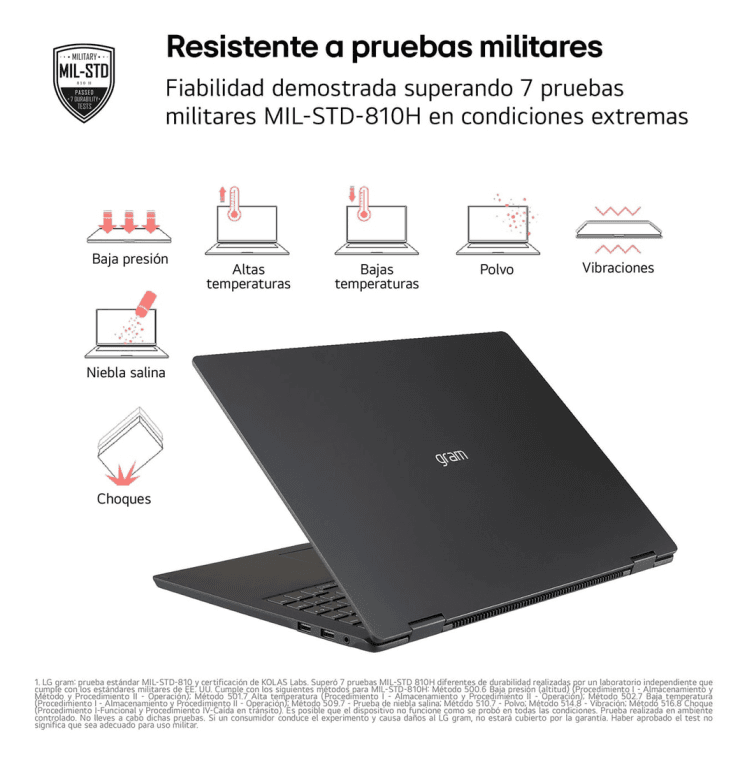 Portátil Lg Gram U9-288V 32Gb 1Tb 16" WQXGA W11H miniatura 6