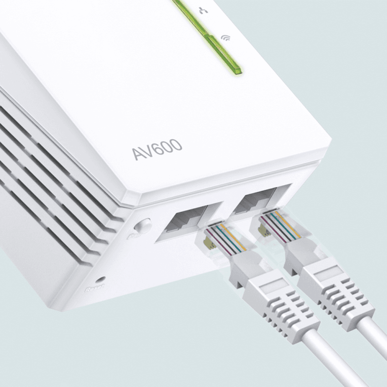PowerLine Wifi Tp-link AV600 300 Mbps 2 Puertos miniatura 6