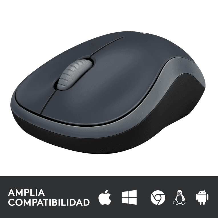 Ratón Logitech M185 Gris RF Inalámbrico Pilas miniatura 7