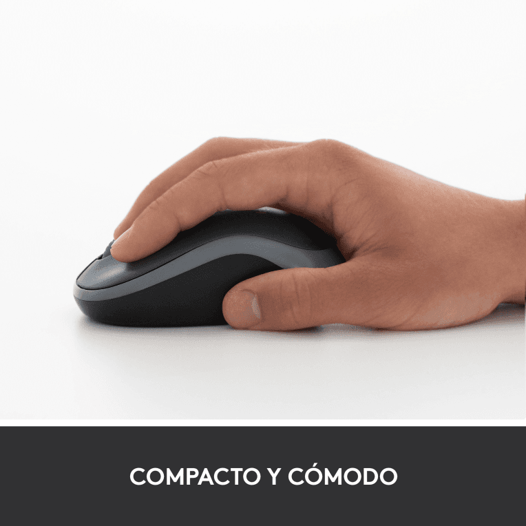 Ratón Logitech M185 Gris RF Inalámbrico Pilas miniatura 8
